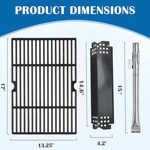 Miniatura 3 de SafBbcue Kit de piezas de parrilla para piezas de repuesto Nexgrill 720-0888 720-0888N Home Depot Nexgrill Grill Parts 720-0830H 720-0783E BHG