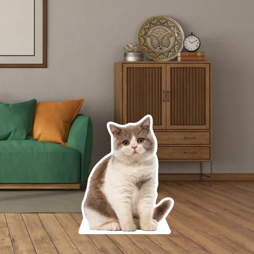 Miniatura 3 de Recortes personalizados de Coroplast para mascotas de tamaño real de cualquier fotografía, recortes personalizados de cuerpo completo para mascotas