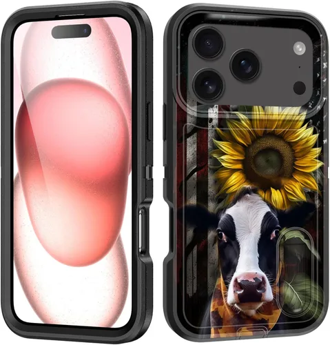 Miniatura 24 de Funda para iPhone Air con soporte integrado, a prueba de golpes, polvo y caídas, 3 capas, grado militar, funda protectora para iPhone Air de 6.5