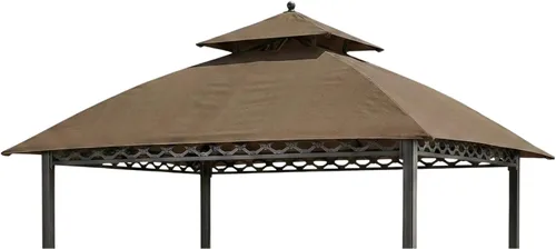 Miniatura 8 de Garden Winds Cubierta superior reforzada RipLock 350 de repuesto compatible con Pinehurst de 8 x 5 pies para parrilla Gazebo modelo L-GG093PST-B