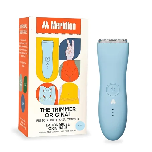 Miniatura 10 de MERIDIAN The Trimmer Original - Recortadora de vello corporal para hombres, afeitadora eléctrica para cabello púbico, pecho, piernas y bikini, 1