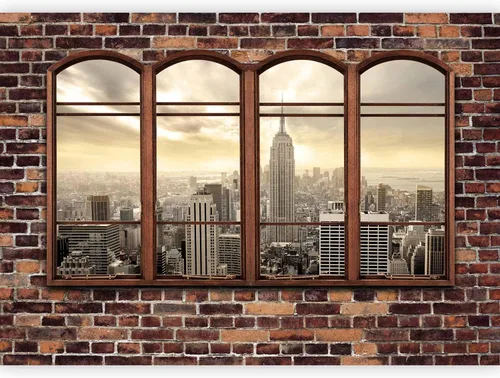Miniatura 11 de artgeist Mural de pared prémium de Nueva York, 79 x 55 pulgadas, papel tapiz no tejido, decoración de pared de vellón, impresión fotográfica, diseño