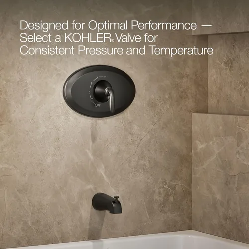 Miniatura 6 de Kohler K-TS21948-4G-BL Remodel Rite-Temp - Kit de molduras para bañera y ducha, 1.75 GPM, negro mate