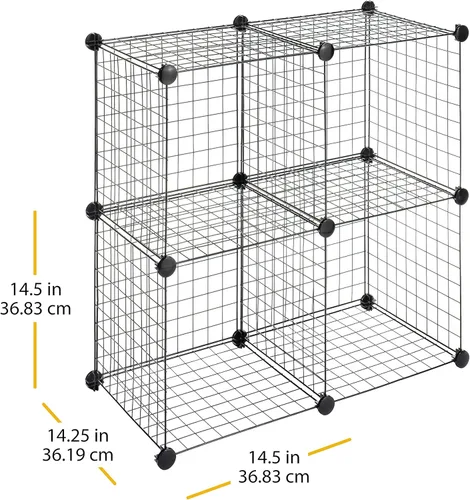 Miniatura 3 de Whitmor - Cubetas de almacenamiento Negro
