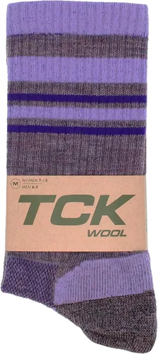 Miniatura 23 de TCK Calcetines de lana merino para hombres y mujeres para senderismo, caza, ciclismo de montaña, longitud de la tripulación para botas
