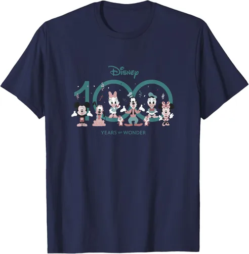 Miniatura 23 de Disney 100 Years of Wonder Mickey & Pals Muted Cute D100 Camiseta, Negro