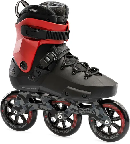 Miniatura 9 de Rollerblade Twister 110 Patines en línea unisex para adultos, color negro/rojo, Urban Performance Patines en línea