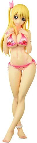 ORCATOYS Fairy Tail: Lucy Heartfilia (traje de baño puro en corazón) Max Cute Ver. Figura de PVC a escala 1:6, multicolor