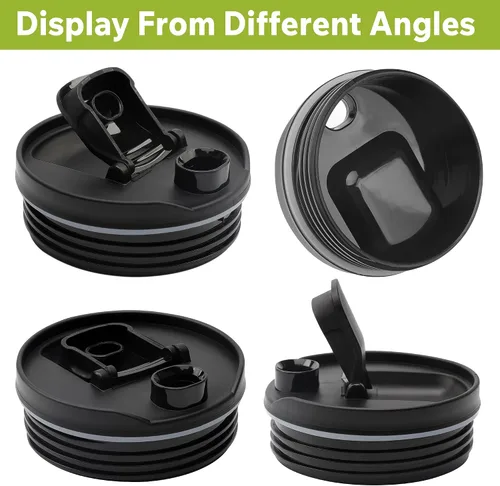 Miniatura 5 de 2 piezas de repuesto para licuadora Ninja, 2.81 pulgadas de diámetro interior, tapas de boquilla de sellado compatibles con vasos Ninja de 16 onzas