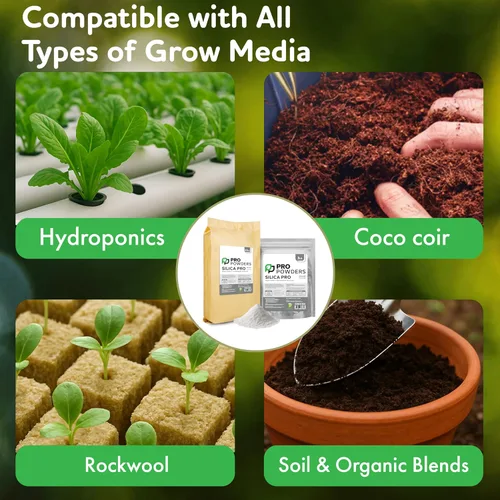 Miniatura 6 de Pro Powders Silica Potasio Silicato de Silicato de 3LB en polvo – Hace hasta 2,700 galones – Estimula ramas y sistema de suministro de nutrientes