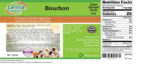 Miniatura 2 de Bourbon Super Strength Sabor (8 oz, ZIN: 527554)
