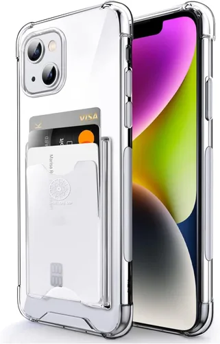 Miniatura 21 de Shields Up Funda diseñada para iPhone 8 Plus/iPhone 7 Plus, funda minimalista con tarjetero [3 tarjetas] y soporte de anillo, funda protectora