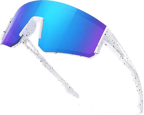 Miniatura 10 de SEKKAF - Gafas de sol deportivas para jóvenes, para béisbol y softbol, para niños y niñas de 6 a 12 años, gafas de sol para ciclismo, ligeras