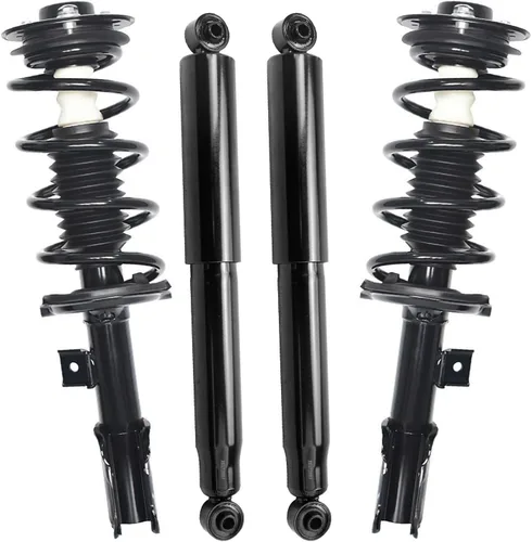 Miniatura 19 de Detroit Axle - Puntales y Amortiguadores para Chevy Traverse Buick Enclave GMC Acadia Saturn Outlook 2007-2012, 2 puntales delanteros con resorte