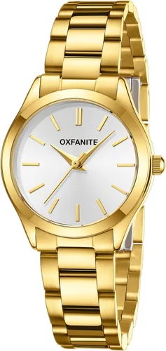 Watches for Women, Fashion Small Gold Analog Quartz Waterproof Stainless Steel Ladies Wrist Watches, with Date Dainty Diamond Luxury Dress Women