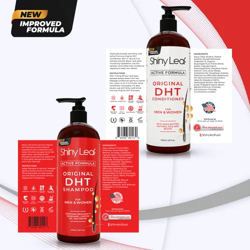 Miniatura 8 de DHT Blocker Champú y acondicionador - Para mujeres y hombres, fabricado en Estados Unidos, tratamiento contra la caída del cabello, con biotina