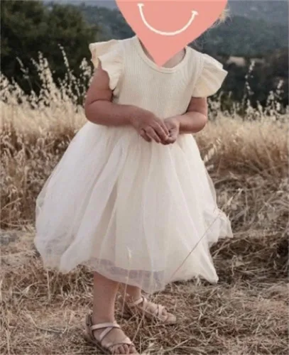 Miniatura 2 de Vestido tutú para niñas pequeñas, vestido de tul de manga larga para otoño, invierno, vacaciones, cumpleaños, fiesta, 1-5 años