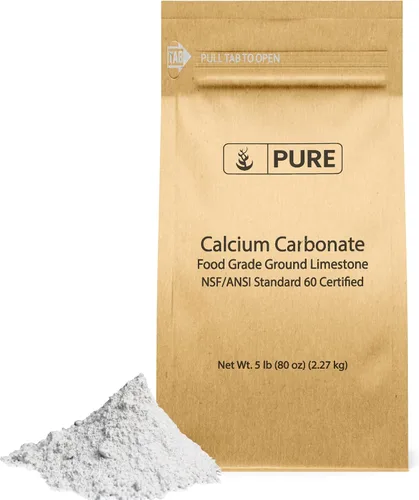 Miniatura 4 de PURE ORIGINAL INGREDIENTS Paquete de maltodextrina y carbonato de calcio, 5 libras cada uno, conservantes de alimentos, grado alimenticio
