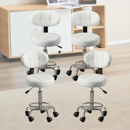 Miniatura 9 de Silla de dibujo de oficina con respaldo y reposapiés, silla de escritorio de oficina multiusos, silla de hogar, cojín de asiento grueso