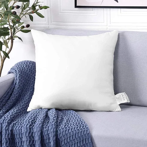 Miniatura 8 de OTOSTAR Inserto de almohada mullido de alta calidad, cojín cuadrado interior decorativo para cojín decorativo para sofá, cama, sofá, almohada de 16