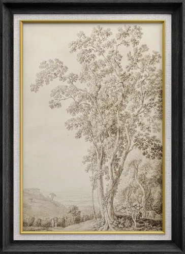 Miniatura 33 de SIGNWIN Arte de marco de alta calidad, elegante, vintage, ilustraciones de dibujo de árbol, arte fino, arte tradicional icónico para sala de estar