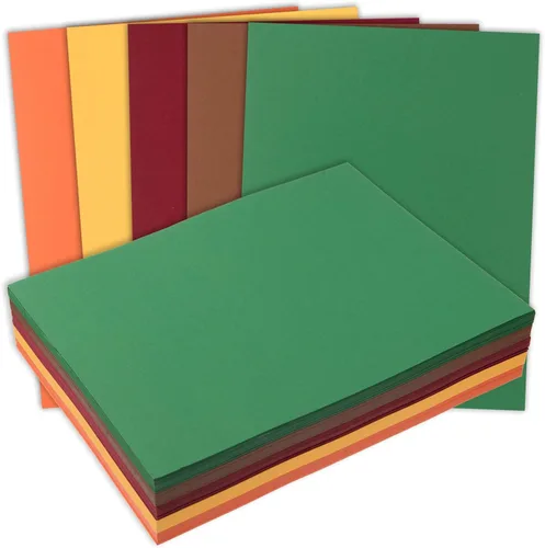 Miniatura 11 de MixTeach 240 hojas de papel de cartulina azul surtido 8.5 x 11" de grosor medio 180gsm/65lb papel kraft imprimible para álbumes de recortes