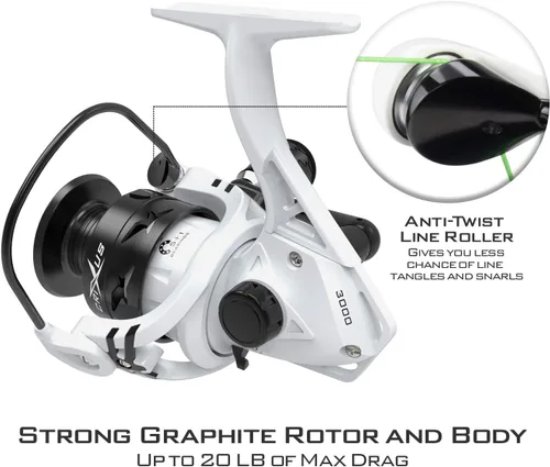 Miniatura 7 de KastKing Crixus Fishing Rod and Reel Combo, High Performance Spinning & Baitcaster Combo, IM6 Graphite 2Pc Blanks, Zirconium Oxide Rings