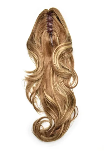 Miniatura 34 de Natural Mujeres Onduladas Chic Garra Pinza Pinza Cola de Caballo Coqueto Capa Extensión de Pelo 14" Rizado Fibra de Alta Temperatura Extensión de 1#