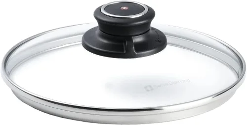 Miniatura 6 de Swiss Diamond Tapa de vidrio templado térmico de 10.2 in apta para lavavajillas y horno