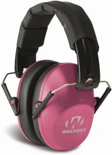 Miniatura 13 de Walker's Protección auditiva plegable ligera unisex para adultos, reducción de ruido de 22 dB, orejeras de bajo perfil Negro/Violeta