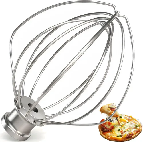Miniatura 8 de Batidor plano revestido K45B de repuesto para batidora de pie Kitchenaid, compatible con mezclador de soporte de cabeza inclinable de 4.5 cuartos