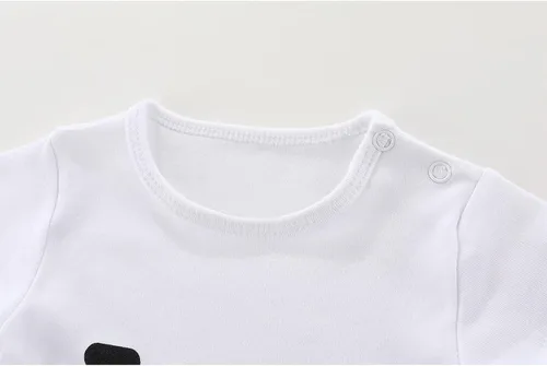 Miniatura 5 de Body de manga corta unisex para bebés gemelos I Love Papa I Love Mama