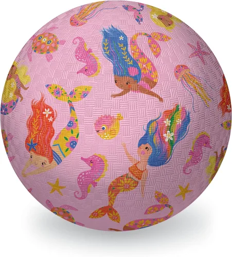 Miniatura 14 de Crocodile Creek Pelota de Patio de Juegos – Pelota de goma duradera para niños de 3 años en adelante – Pelota inflable que rebota para kickball, Pez