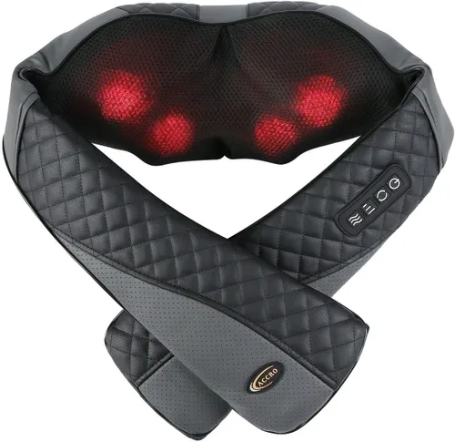 Miniatura 5 de Accro Shiatsu - Masajeador de pies y piernas para espalda, cuello, hombros y piernas con amasamiento profundo con calor (viene con bolsa)