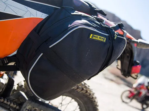 Miniatura 10 de Nelson-Rigg Alforjas deportivas dobles negras para enduro, se adapta a la mayoría de modelos Dual Sport/Enduro KTM Honda, Yamaha y Suzuki