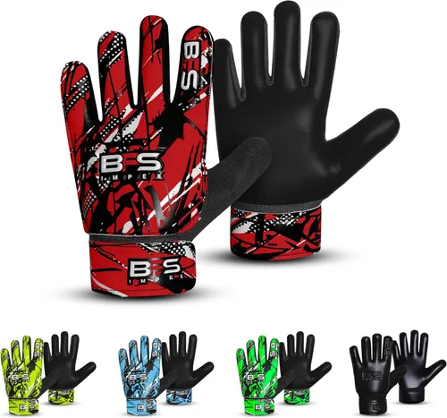 Miniatura 11 de Guantes de portero de fútbol para niños, guantes de portero de fútbol juvenil para niños, jóvenes y niños con palma de látex antideslizante fuerte