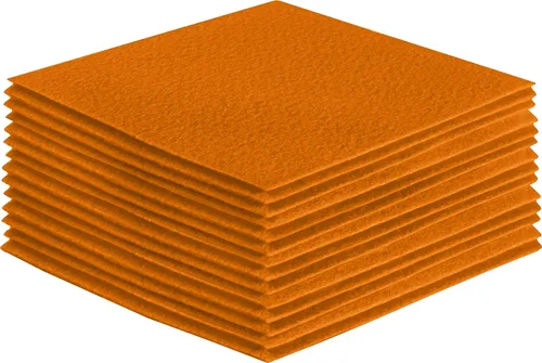 Miniatura 137 de FabricLA Hojas de fieltro acrílico para manualidades, cuadrados de fieltro precortados suaves de 4 x 4 pulgadas (3.9 in x 3.9 in), utiliza hojas