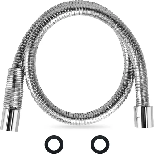 Manguera de preenjuague comercial de 38 pulgadas, kit de repuesto flexible de manguera de acero inoxidable para la mayoría de grifos de fregadero de