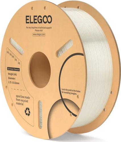 Miniatura 47 de ELEGOO Filamento PLA 1.75mm Azul Oscuro & Rojo 2KG, Filamento para Impresora 3D con Precisión Dimensional +/- 0.02mm, Paquete de 2 Carretes de 1kg