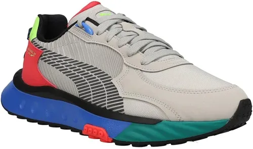 Miniatura 2 de PUMA Wild Rider Dazed - Tenis casuales para hombre color gris