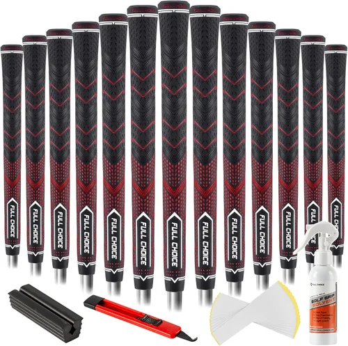 Miniatura 13 de Rubber Golf Grips 13 Pack, High Traction, Non-Slip, Advanced Texture, Choose from 13 Grips or 13 Grips with Regripping Kit, Standard/Mid/Jumbo