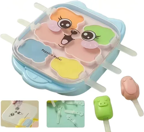 Miniatura 4 de Molde para paletas de silicona, 6 piezas de moldes de silicona para hacer helados, moldes de helado congelados, accesorios de cocina, leche materna
