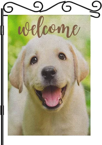 Miniatura 13 de AOYEGO Border Collie - Bandera de arpillera de doble cara de tela de alta calidad para perros, mascotas, cachorros, animales en blanco y negro