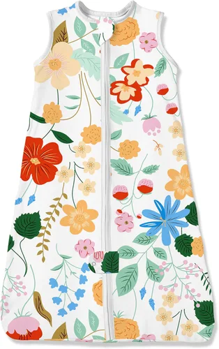 Miniatura 25 de TotAha - Saco de Dormir Ligero, Manta Portátil Elástica, Suave y Acogedora con Cremalleras Seguras de 2 Vías para 0-6-12-24 Meses 0.5 TOG