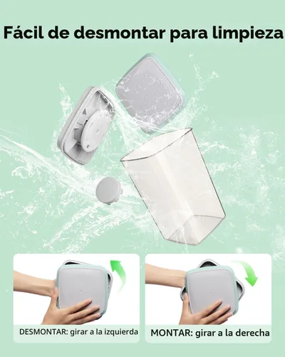 Miniatura 5 de Ankou Recipiente hermético de almacenamiento de alimentos con tapa y cuchara de 4.4 fl oz, 4 L/4.2 cuartos de galón sin BPA, contenedor de arroz