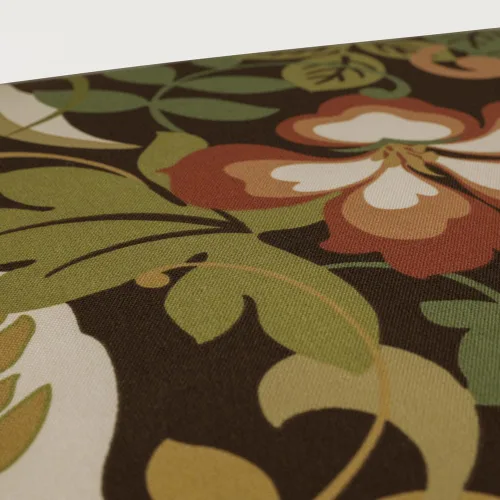 Miniatura 3 de Pillow Perfect Cojín floral para interiores y exteriores, con lazos y relleno de fibra de felpa, resistente a la intemperie y a la decoloración