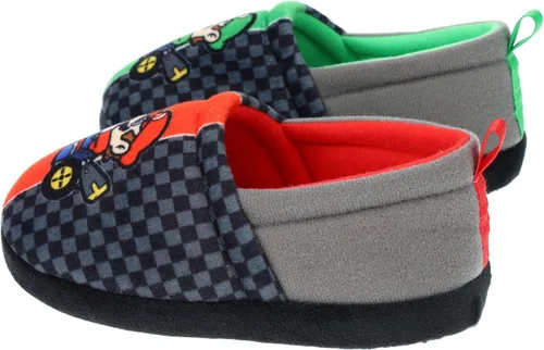 Miniatura 4 de Super Mario Pantuflas para niños Mario y Luigi Nintendo Pantuflas sin cordones