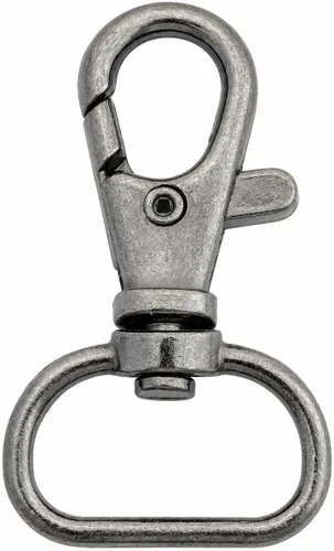Miniatura 10 de CRAFTMEMORE Ganchos de presión de gatillo de 1 pulgada, clásicos cierres de langosta giratorios para bolso, 20 unidades, CSPS (latón antiguo)