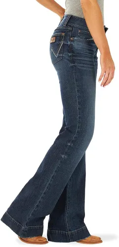 Miniatura 2 de Wrangler Shelby Retro Mae - Pantalones de mezclilla para mujer 112317172 Azul Denim