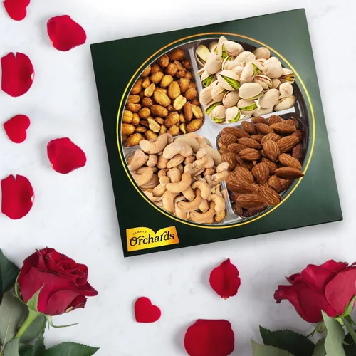 Miniatura 3 de Cesta de regalo de frutos secos de la colección Gourmet Cravings, aperitivos kosher saludables, caja mixta de frutos secos premium bandeja de ramo